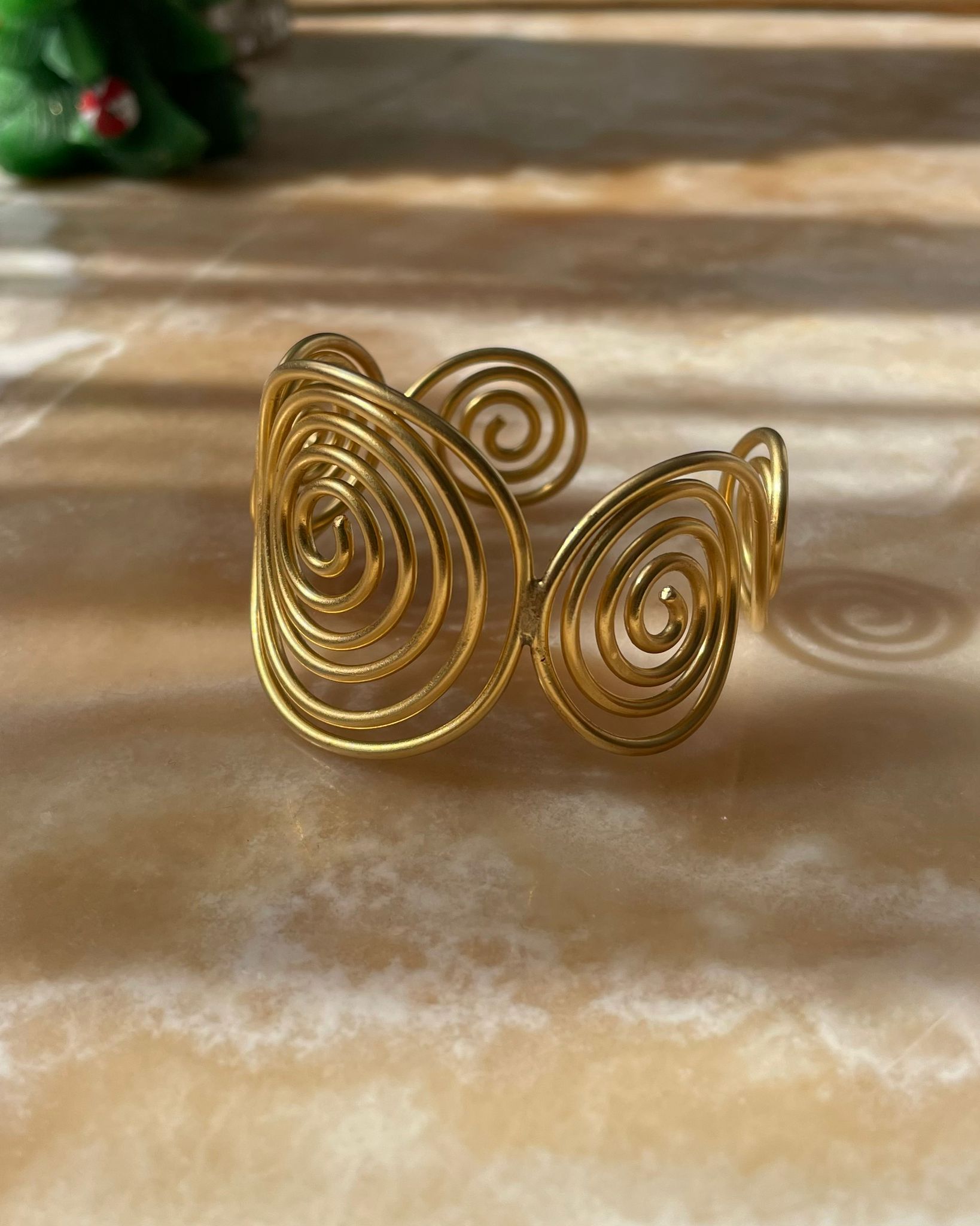 Karma Vintage Gold Kaplama El Yapımı Bileklik